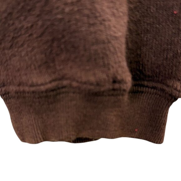 Vintage Cleveland Browns Long Sleeve Striped Sweatshirt XL Brown/Orange 90's - Picture 8 of 8